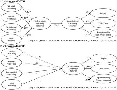 Student athlete well-being framework: an empirical examination of elite college student athletes